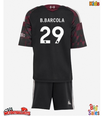 Liverpool Bradley Barcola #29 Replica Third Stadium Kit for Kids 2026-27 Short Sleeve (+ pants)